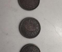Old Indian Silver Coins 3 Nos To Sell (1905,19918,1942)