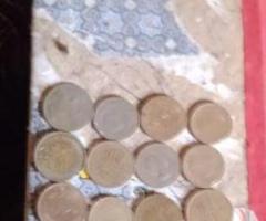 Set of Old Indian Coins