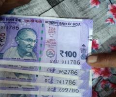 786 ₹100 Indian notes, ₹50 Indian notes