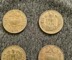20 Paise Brass coin