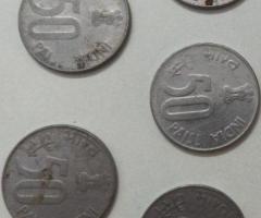50 Paisa Coins - Old