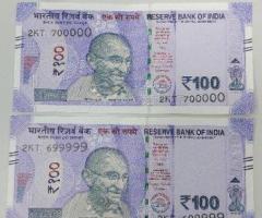 100 rupees note