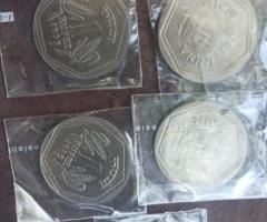 1 rs coin 1985 H mint mark years it's really very rare
