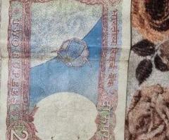 2 rupee note