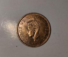 One quarter anna coin 1941 mint