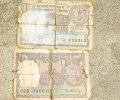 1 rupees antic note