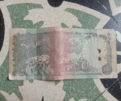 100 RUPEES AGRICULTURE GOVERNOR MANMOHAN SINGH RARE NOTE