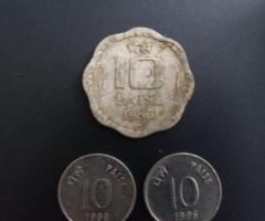 10 paise 1983 / 1988 / 1996