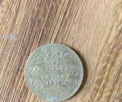 British Indian Victoria 1 Rupee