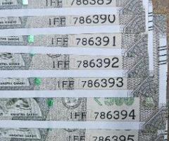 786 serial 500domin notes 11 qty