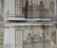 Pair of Indian ₹500 Notes with Special 786 Serial Numbers – 2018 & 2021